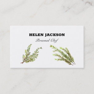 Rosemary Thyme Herbs Business Card Visitenkarte