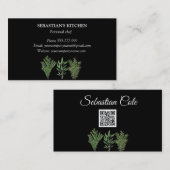 Rosemary Thyme Sage Herbs Koch Pots Visitenkarte (Vorne/Hinten)