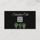 Rosemary Thyme Sage Herbs Koch Pots Visitenkarte (Rückseite)