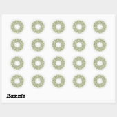 ROSEMARY WREATH Kleine Round Stickers (Blatt)