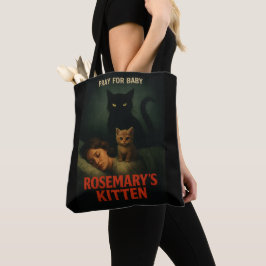 Rosemarys Kätzchen – Vintage-Horror-Katzenparodie Tasche