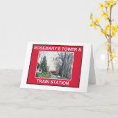 ROSEMARY'S TOWER & TRAIN STATION KARTE (Gelbe Blume)