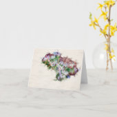 Rosemery Flower Card Karte (Gelbe Blume)