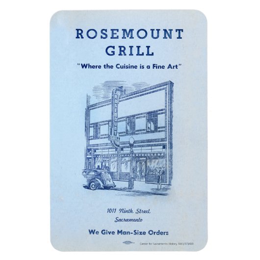 Rosemount Grill Magnet (Vertikal)