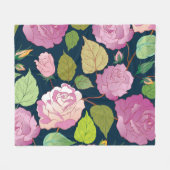 Rosen 16 fleecedecke (Vorderseite (Horizontal))