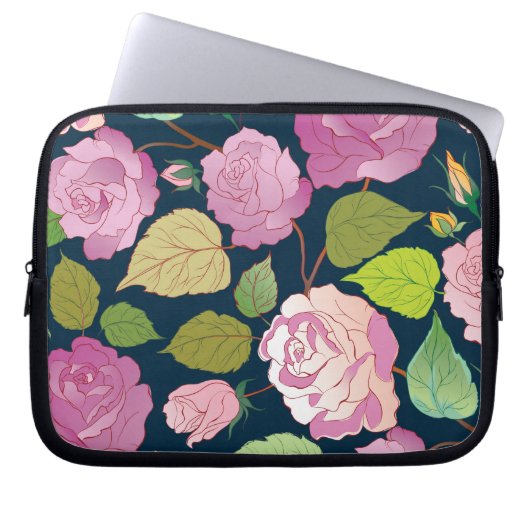 Rosen 16 laptopschutzhülle (Vorderseite)