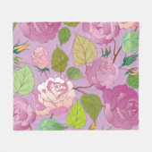 Rosen 18 fleecedecke (Vorderseite (Horizontal))