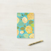 Rosen 5 post-it klebezettel (Auf Schreibtisch)