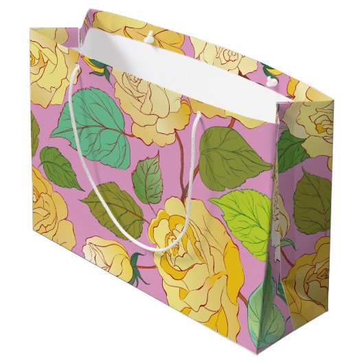 Rosen 6 große geschenktüte (Rückseite Schrägansicht)