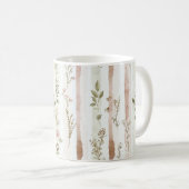 Rosen-Abstrakt Blumen Kaffeetasse (VorderseiteRechts)