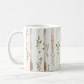 Rosen-Abstrakt Blumen Kaffeetasse (Links)