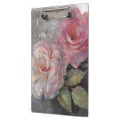 Rosen auf Grau Klemmbrett (Links)