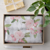 Rosen auf Schachbrett-Board-Decouapage Seidenpapier (Geschenk)