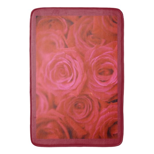 Rosen Badematte (Vorderseite Vertikal)