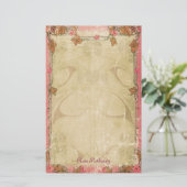 Rosen-Bahn - Kunst Nouveau Briefpapier (Stehend Vorderseite)