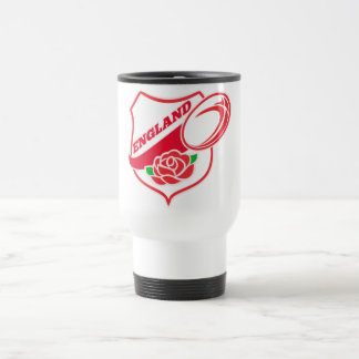 Rosen-Ball-Schild Rugby-Englands englisches Reisebecher