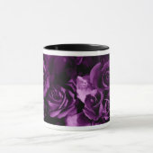 Rosen-Becher lila Tasse (Zentrum)