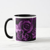 Rosen-Becher lila Tasse (Links)