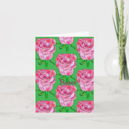 Rosen Blank Karte