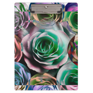 ROSEN BLUMEN KÜNSTLERISCHER STIL KLEMMBRETT