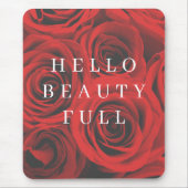 Rosen-Blumen-Mausunterlage Mousepad (Vorne)