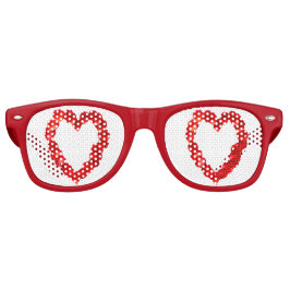 Rosen-Blumenblatt-Herz Sonnenbrille