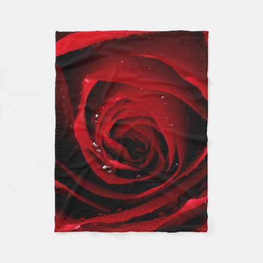 Rosen-Blumenblumenblatt-Blüten-Pflanzen-Blume Fleecedecke (Vorderseite)