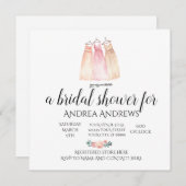 Rosen-BlumenBrautparty-Einladung Einladung (Vorne/Hinten)