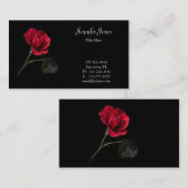 Rosen-Blumengeschäfts-Karte Visitenkarte (Vorne/Hinten)