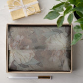 Rosen Blumenrosa Elegantes Gold Geschenk Seidenpapier (Geschenk)