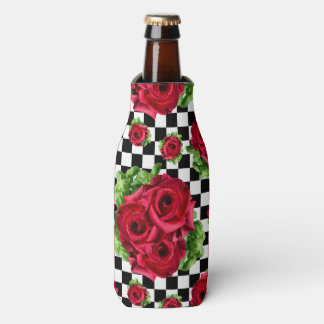Rosen-Blumenstrauß-BlumenLiebe Rockabilly Flaschenkühler