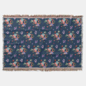 Rosen-Blumenstrauß-Blumenmuster Decke (Vorderseite)