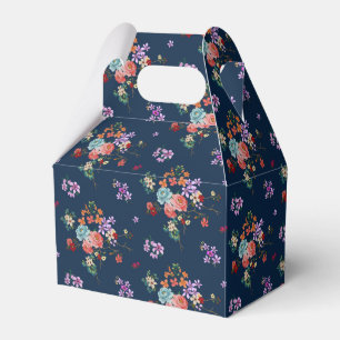 Rosen-Blumenstrauß-Blumenmuster Geschenkschachtel
