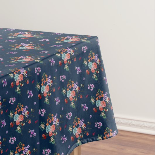 Rosen-Blumenstrauß-Blumenmuster Tischdecke (Beispiel)