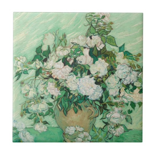 Rosen - Blumenstrauß Fliese (Vorderseite)