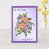 Rosen-Blumenstrauß Karte (Gelbe Blume)