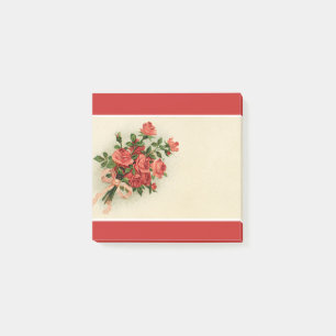 Rosen-Blumenstrauß Post-it Klebezettel