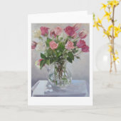 "Rosen-Blumenstrauß-" Raum-Gruß-Karte Karte (Gelbe Blume)