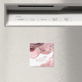 Rosen Blush Agate Save the Date Magnet (In Situ (Geschirrspüler))