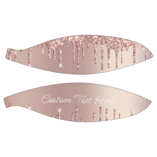 Rosen Blush Glitzer Tropfen Benutzerdefinierter Te Basketball (Panele)