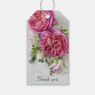 Rosen, Bougainvillea und Farne Geschenkanhänger