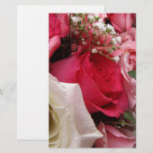 Rosen Briefpapier (Vorne/Hinten)