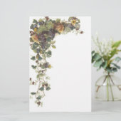 Rosen-Briefpapier Briefpapier (Stehend Vorderseite)