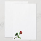 Rosen-Briefpapier Briefpapier (Vorne/Hinten)