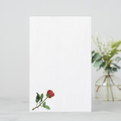Rosen-Briefpapier Briefpapier (Stehend Vorderseite)