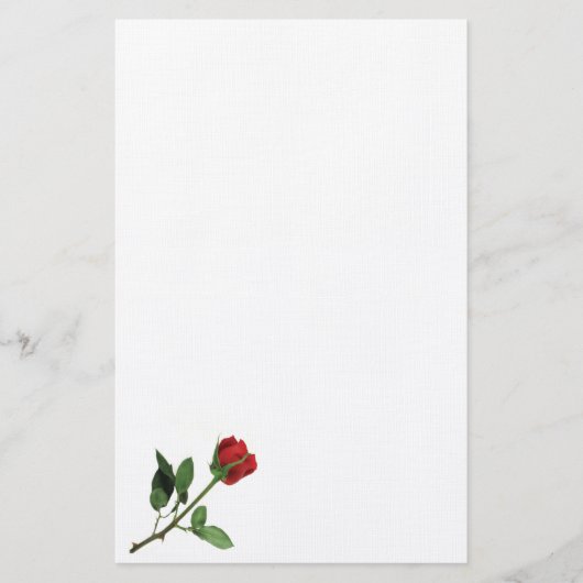 Rosen-Briefpapier Briefpapier (Vorderseite)