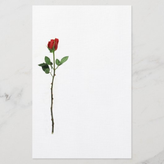 Rosen-Briefpapier Briefpapier (Vorderseite)