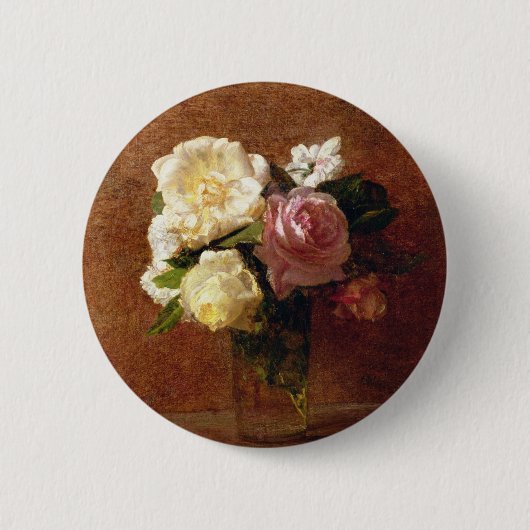 Rosen Button (Vorderseite)