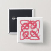 ROSEN CELTIC KNOT Square Button Button (Vorne & Hinten)