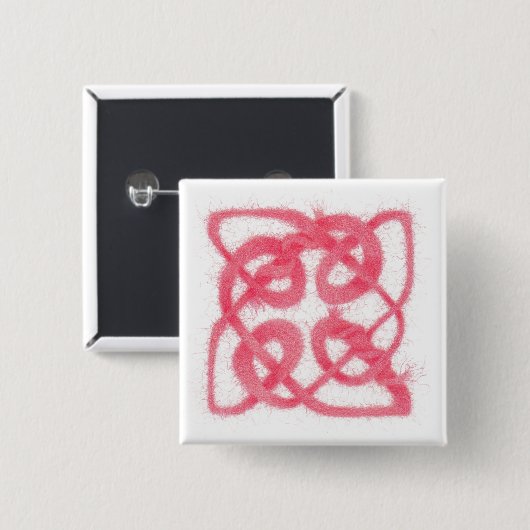 ROSEN CELTIC KNOT Square Button Button (Vorne & Hinten)